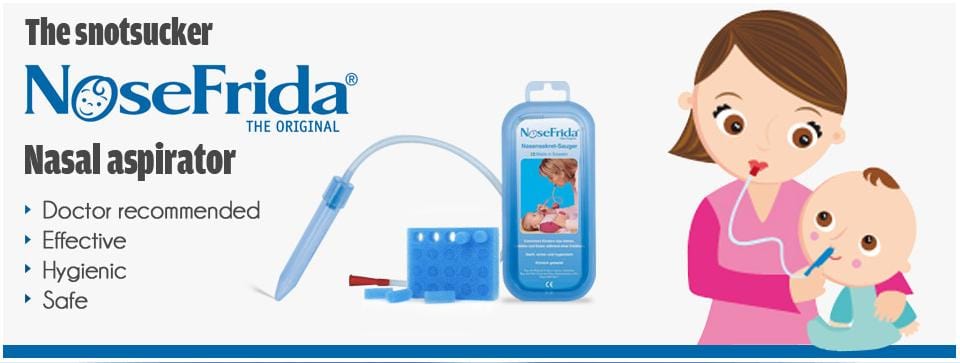 NoseFrida – The Number one best selling Baby Product in the World for sucking snot out from babies noses!