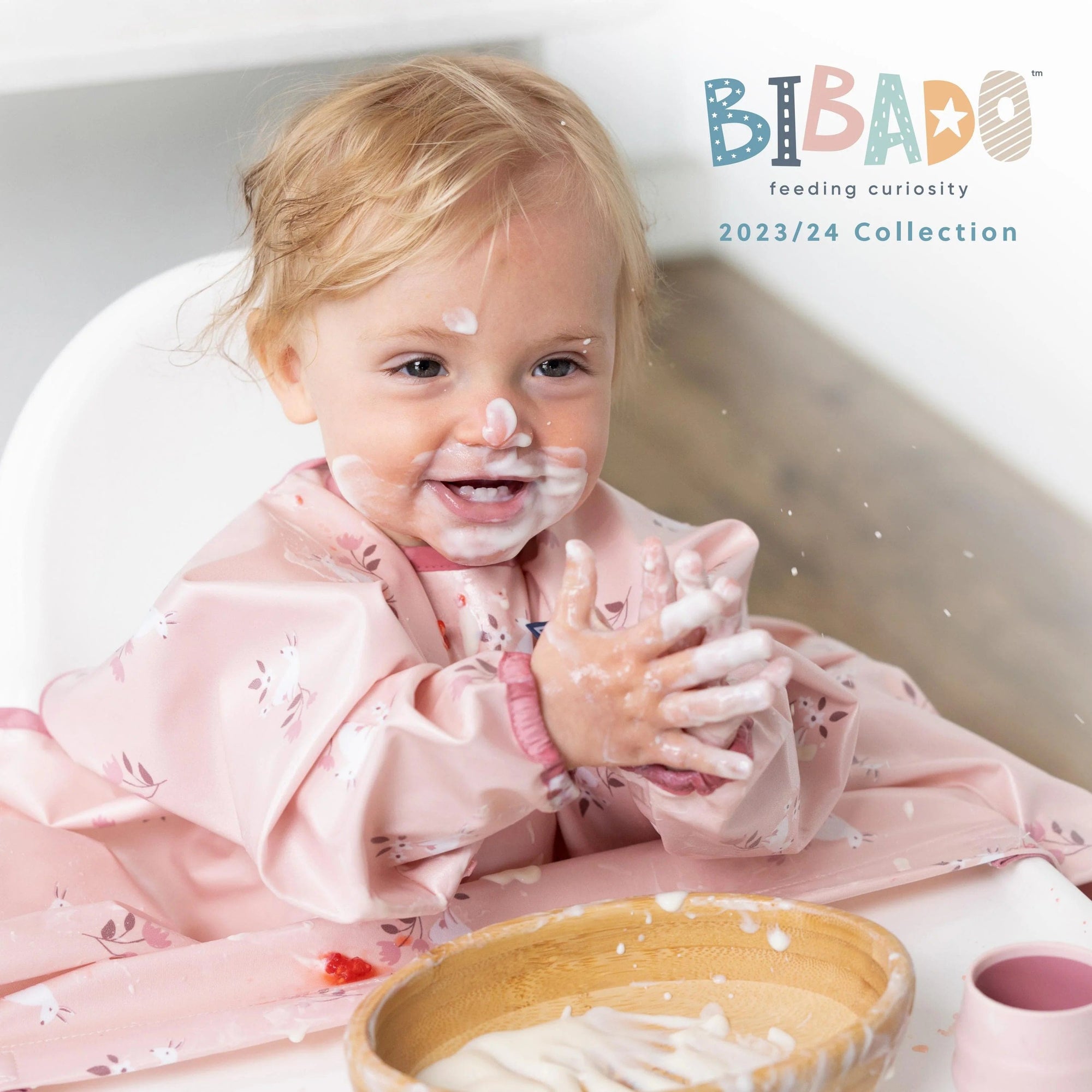 BIBaDO Baby Weaning Coverall Bib Sleep Tight Babies