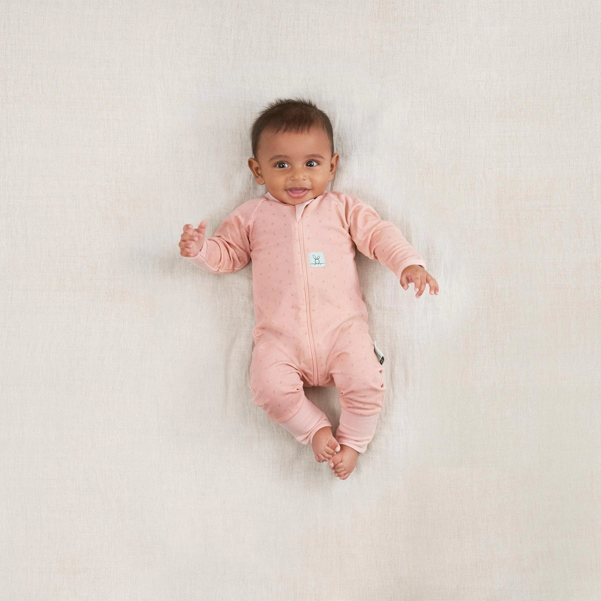 Sleepy Toddler Onesie Suit - Peach Pink (Winter